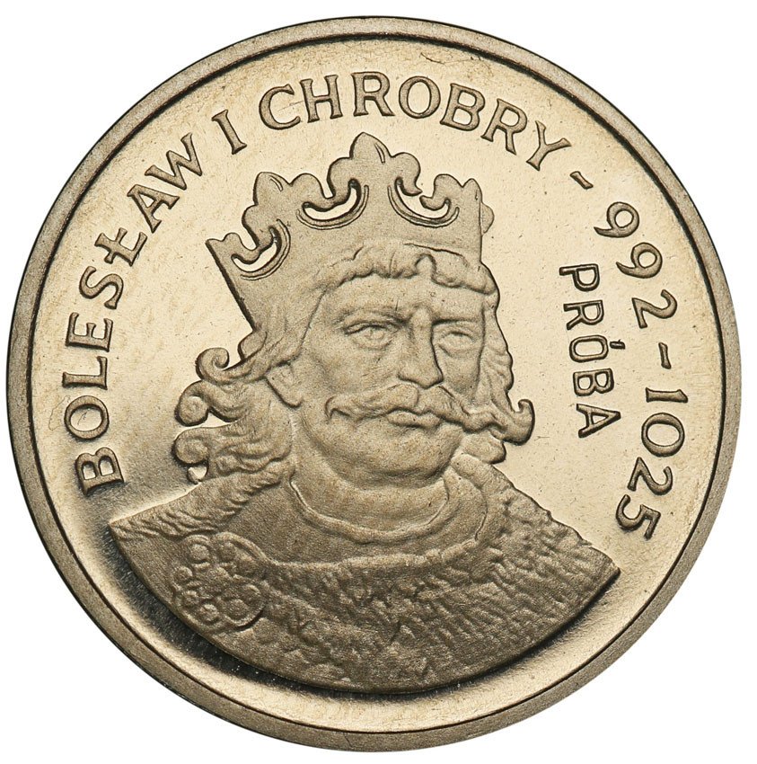 PRL. PRÓBA Nikiel 2000 złotych Bolesław Chrobry